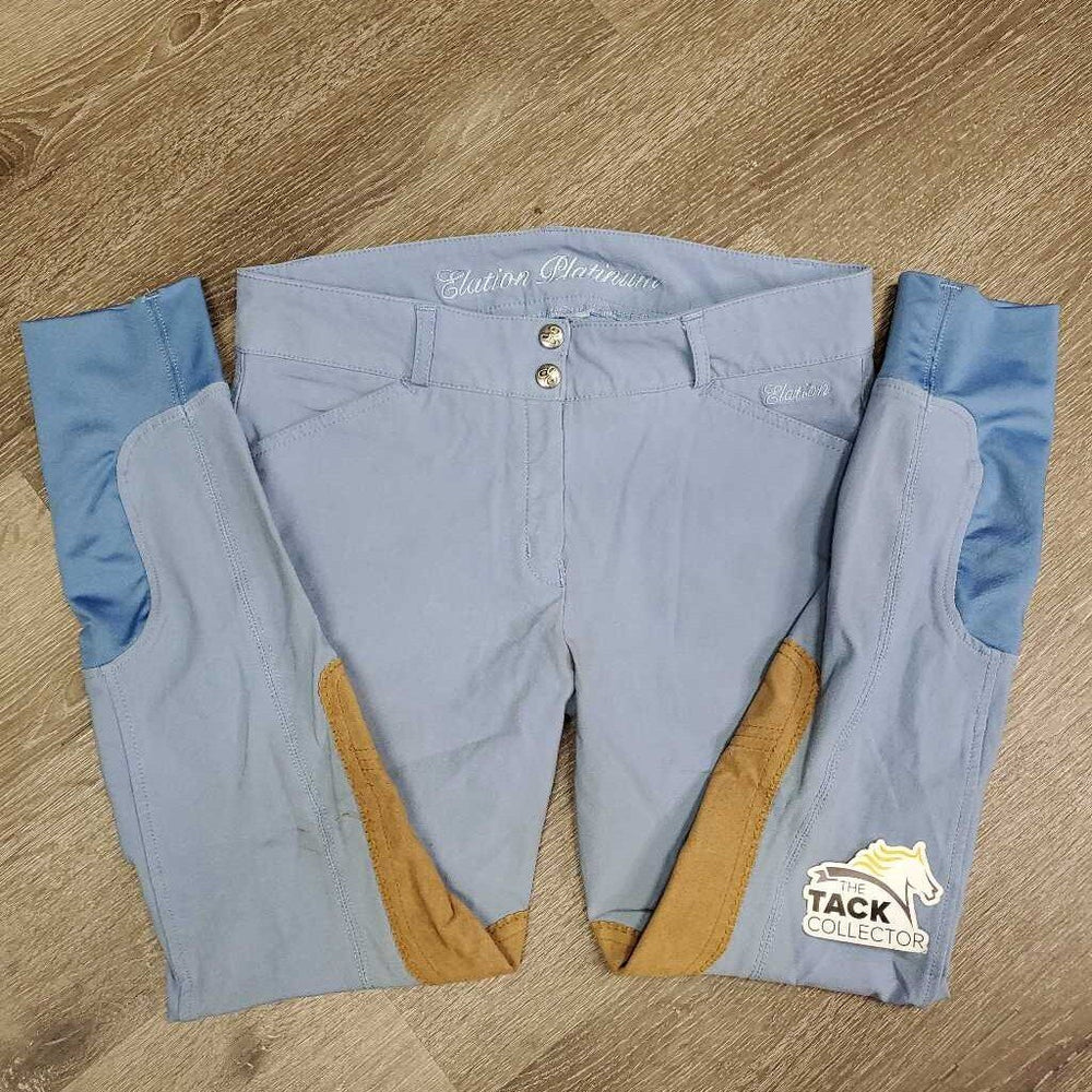 EuroSeat Breeches *vgc/gc, seam puckers, mnr pilly knees, snags & discolored seat & legs