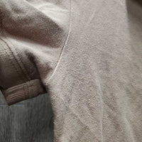 SS Polo Shirt, 1/4 button up *gc, pit rubs, pills & stains
