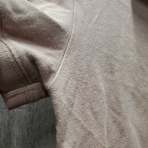 SS Polo Shirt, 1/4 button up *gc, pit rubs, pills & stains
