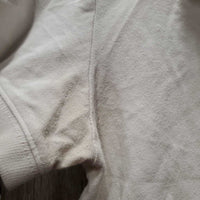 SS Polo Shirt, 1/4 button up *gc/fair, dingy, pit stains, wrinkled, rubs, pills