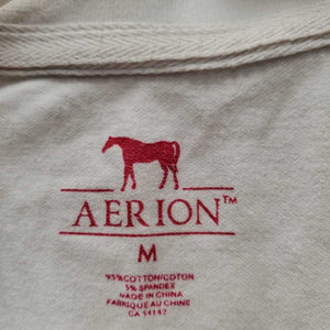 SS Polo Shirt, 1/4 button up *gc/fair, dingy, pit stains, wrinkled, rubs, pills