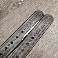 Pr Stirrup Leathers *vgc, mnr dents, rubs & paint