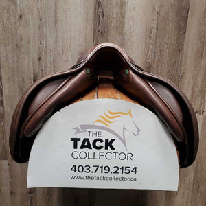 17.5" MW *5" Amerigo JCA Close Contact Saddle, 2 Billet Guards, Yellow Cotton Amerigo Cover, Wool Flocking, Med Front & Back Blocks, Flaps: 13.5"L x 13"W Serial #: 17.5 N 23780513 JCA 2 M