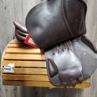 17.5" MW *5" Amerigo JCA Close Contact Saddle, 2 Billet Guards, Yellow Cotton Amerigo Cover, Wool Flocking, Med Front & Back Blocks, Flaps: 13.5"L x 13"W Serial #: 17.5 N 23780513 JCA 2 M