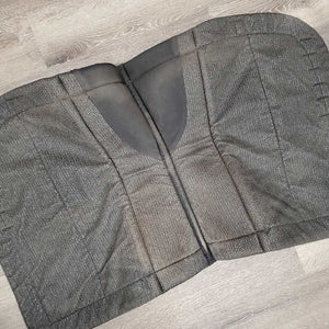 "Secure" Non Slip Mesh Dressage Saddle Pad *gc, dirty, hair, v. mnr rubs