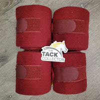 4 Fleece Polos *vgc/gc, clean, mnr hair, pilly edges, unstitched velcro logo