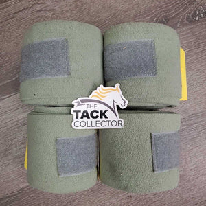 4 Fleece Polos *vgc, clean, hairy, mnr shavings, dingy?