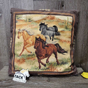 Decorative Pillow, zipper *gc, faded, rubs