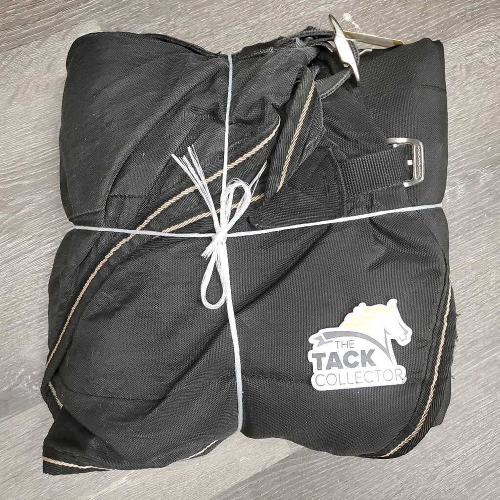 Lt Stable Blanket, 1 leg *gc, snags, stains, mnr lining tears, hair, rubs, film, threads