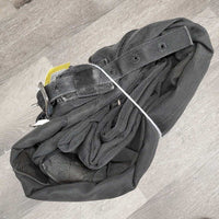 Lt Stable Blanket, 1 leg *gc, snags, stains, mnr lining tears, hair, rubs, film, threads
