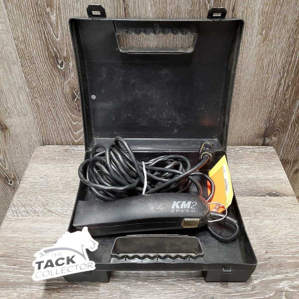 2 Speed Clippers, box *No Blades, gc, hair older, dirty, hair, loose rubber & left edge, worn toggle *WORKS, Sound OK