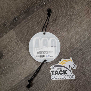 3 # Round Horse Show Numbers, 2x elastics *vgc, mnr dirt & hair