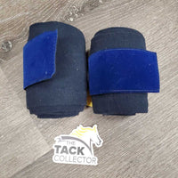 Pr Fleece Polos, Velvet trim *xc, clean, hair