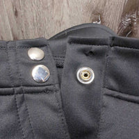 Hvy High Waist Euroseat Breeches *xc, pulled/loose front seam, pulled through snap
