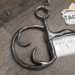 Kimblehook French Link, Center Lozenge Bit, chain *xc/like new, clean, mnr scratches, uneven hooks