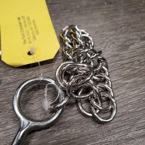 Kimblehook French Link, Center Lozenge Bit, chain *xc/like new, clean, mnr scratches, uneven hooks