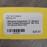 'U" Shaped Rsd Padded Browband *like new
