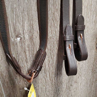 Monocrown Rsd/Padded Bridle, Fleece, Rubber Web Reins, Bling Browband *like new
