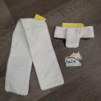 Thick Stock Tie & Velcro Collar *vgc, seam puckers, mnr edge frays