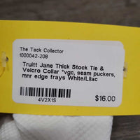 Thick Stock Tie & Velcro Collar *vgc, seam puckers, mnr edge frays
