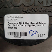 v.Thick Hvy Round Rubber Soft Spike Curry *vgc/xc, mnr dirt