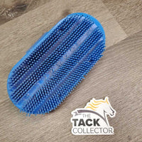 Plastic Curry, handle *vgc, clean, mnr dirt?stains, bent bristles
