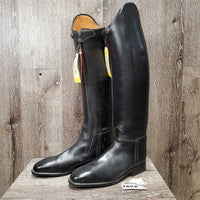 Dressage Boots, Zipper *vgc, mnr scuffs, scrapes, scratches, dirt & faded spots, replaced Rt Zipper
