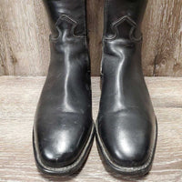 Dressage Boots, Zipper *vgc, mnr scuffs, scrapes, scratches, dirt & faded spots, replaced Rt Zipper
