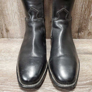 Dressage Boots, Zipper *vgc, mnr scuffs, scrapes, scratches, dirt & faded spots, replaced Rt Zipper