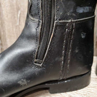 Dressage Boots, Zipper *vgc, mnr scuffs, scrapes, scratches, dirt & faded spots, replaced Rt Zipper