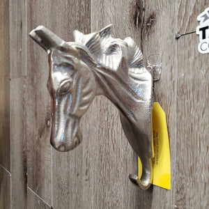 Cast? Metal Horse Head Wall Mount Hook *like new