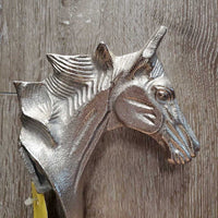 Cast? Metal Horse Head Wall Mount Hook *like new