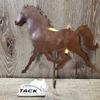Tin - Metal Trotting Horse Wall Mount Hanging Hook *vgc/xc, mnr stain?
