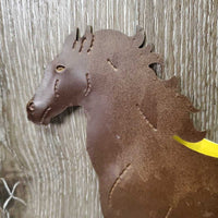 Tin - Metal Trotting Horse Wall Mount Hanging Hook *vgc/xc, mnr stain?
