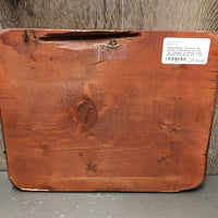 Wood Plaque "Cowboys: Be careful of the words you say ..." *gc, smudges, scratches, loose hanging hook