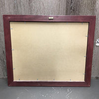 Fox Hunt Print by William Overend Geller, Matted, Wood Frame *gc, dirty, scrapes, scratches
