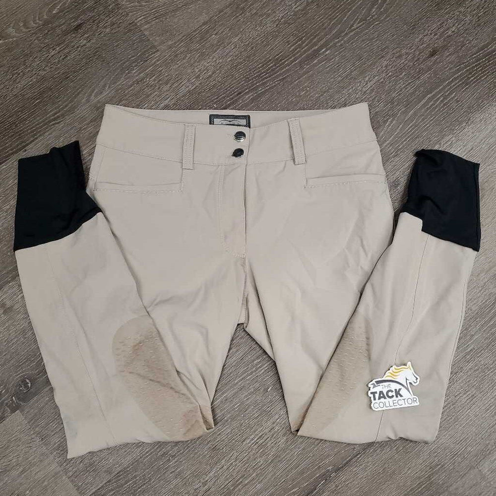 Euroseat Breeches *vgc, mnr stains, stained seat & legs, seam puckers