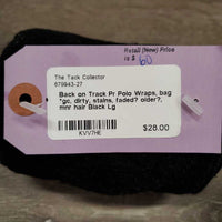Pr Polo Wraps, bag *gc, dirty, stains, faded? older?, mnr hair
