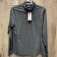 LS Shirt, 1/3 Zip Up, Bling *xc/like new