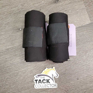2 Stretchy Nylon Leg Wraps *xc/vgc, clean, unstitched, mnr dirt?stains, hair & pilly edges