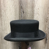 Vintage 3x Felt Dressage Hat, Elastic Chin Strap, bag, box *xc
