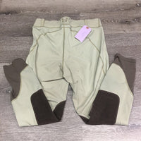 Riding Tight Breeches, Pull On, Thigh Pocket *gc/fair, v.rubbed & thin seams, seat rubs & pills, frayed edges