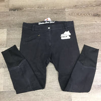 EuroSeat Breeches *gc/fair, faded, knee holes, stains, older, stains, dingy
