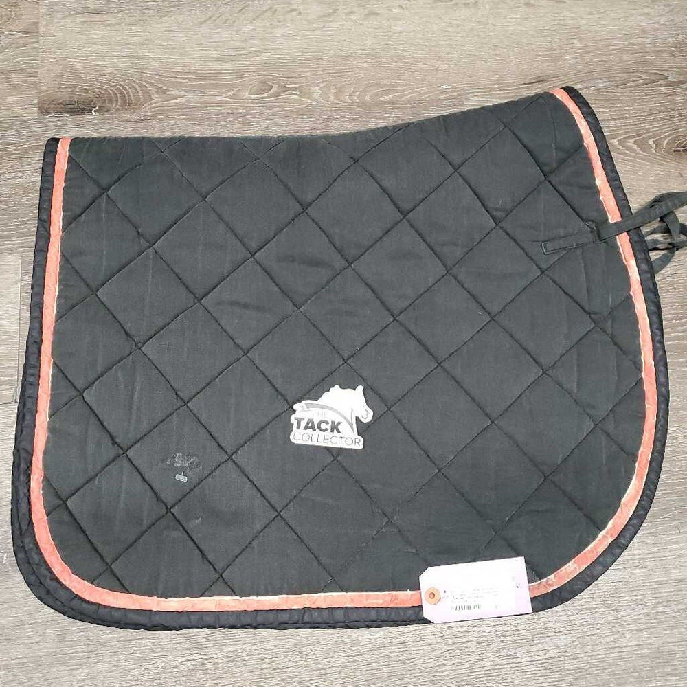 Quilt Jumper Saddle Pad *gc, clean, older, v. faded, mnr hair, threads, rubs, melted?, puckers