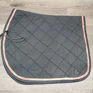 Quilt Jumper Saddle Pad *gc, clean, older, v. faded, mnr hair, threads, rubs, melted?, puckers