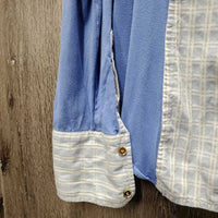 LS Show Shirt, magnetic collar *gc, older, faded, fuzzy, v.puckered & crinkled, shrunk