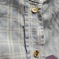 LS Show Shirt, magnetic collar *gc, older, faded, fuzzy, v.puckered & crinkled, shrunk
