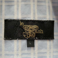 LS Show Shirt, magnetic collar *gc, older, faded, fuzzy, v.puckered & crinkled, shrunk

