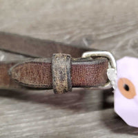 Thick Braided Reins *fair, broken/missing laces, dirt, resideu
