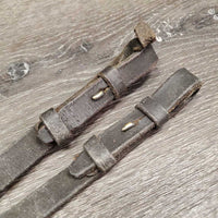 Thick Braided Reins, bling *gc, loose hook & lace, v.dirty, stiff